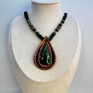 Artisan Malachite Necklace